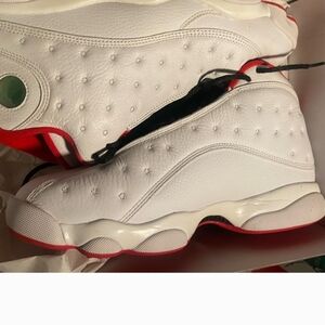 Jordan Men's White Red Athletic Shoes